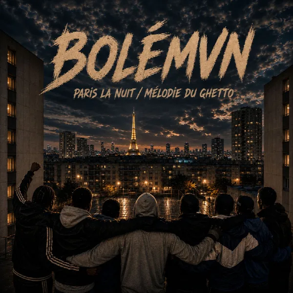 Pochette de Paris la nuit / Mélodie du ghetto