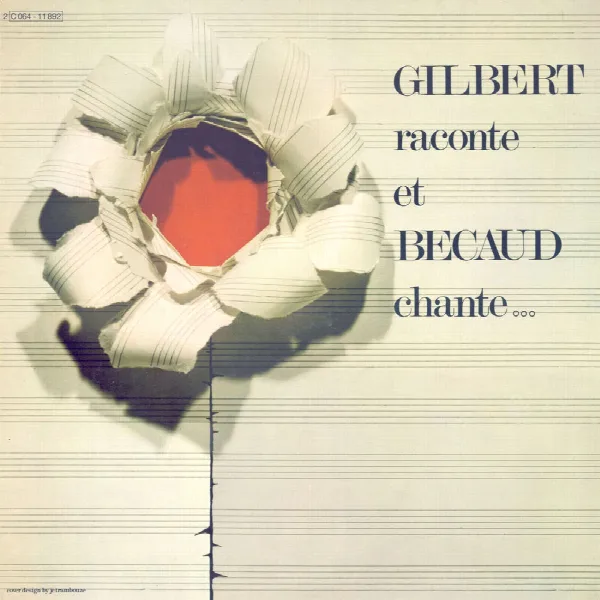 Pochette de Gilbert raconte et Bécaud chante