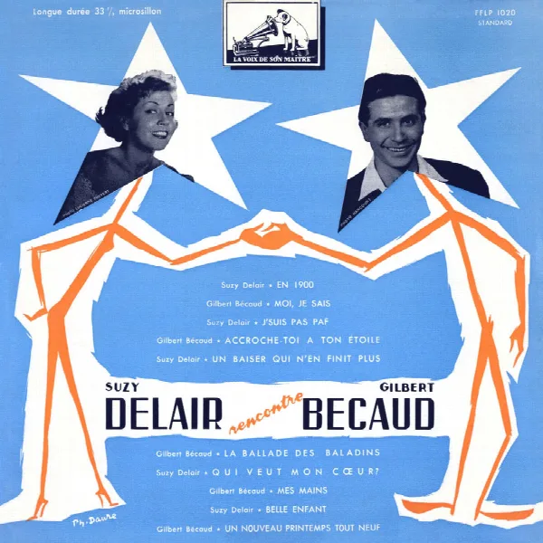 Pochette de Suzy Delair rencontre Gilbert Bécaud