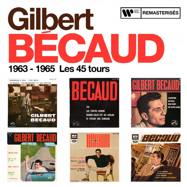 Pochette de 1963 - 1965 : Les 45 tours