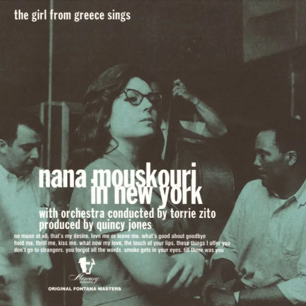 Pochette de Nana Mouskouri In New York - The Girl From Greece Sings