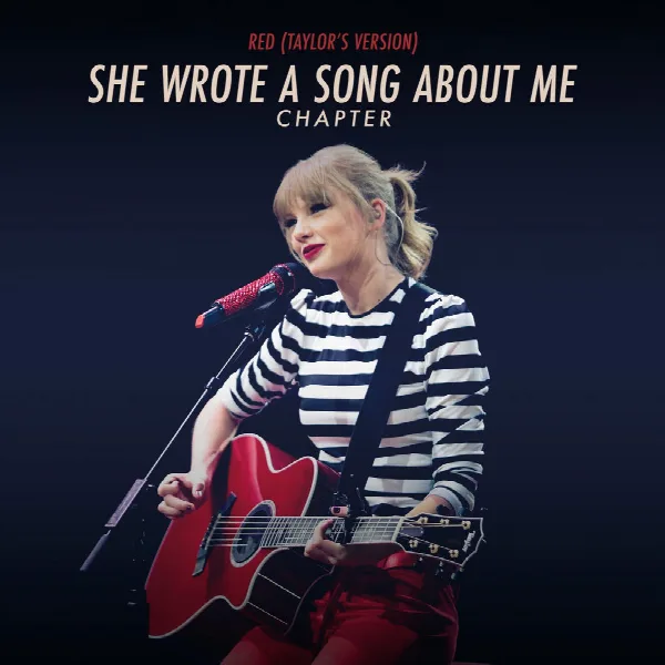 Pochette de Red (Taylor’s Version): She Wrote A Song About Me Chapter