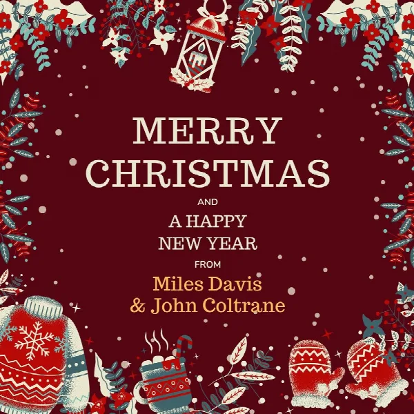 Pochette de Merry Christmas and A Happy New Year from Miles Davis & John Coltrane