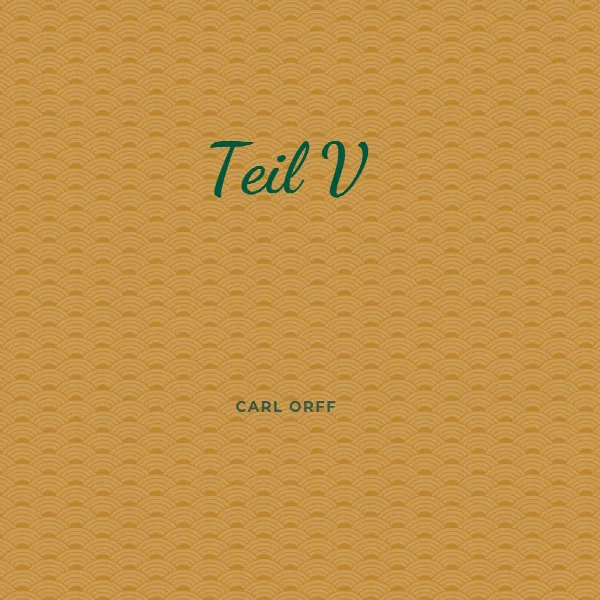 Pochette de Teil V