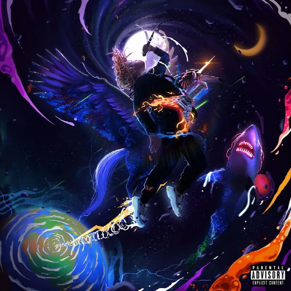 Pochette de Pegasus: Neon Shark vs Pegasus Presented By Travis Barker (Deluxe)
