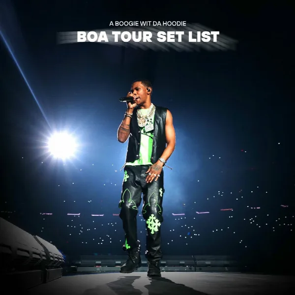 Pochette de A Boogie Wit Da Hoodie: Better Off Alone Tour Set List