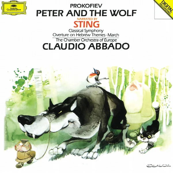 Pochette de Prokofiev: Peter and the Wolf; Classical Symphony Op.25; March Op.99; Overture Op.34