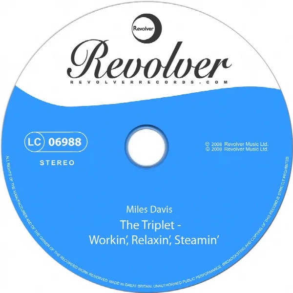 Pochette de The Triplet - Workin', Relaxin', Steamin'