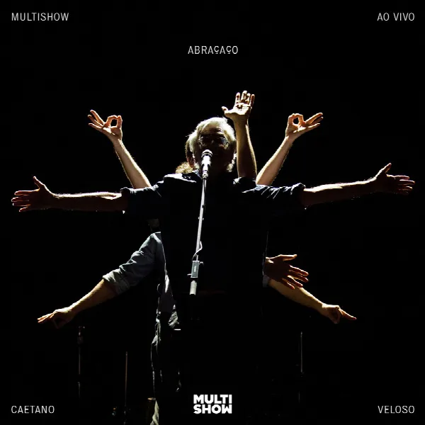 Pochette de Multishow Ao Vivo Caetano Veloso Abraçaço