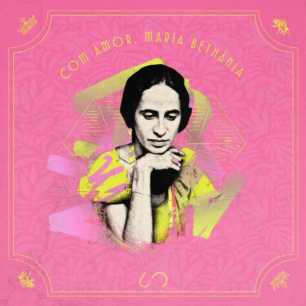 Pochette de Com amor, Bethânia