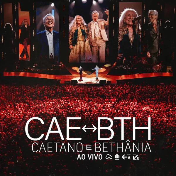 Pochette de Caetano e Bethânia Ao Vivo
