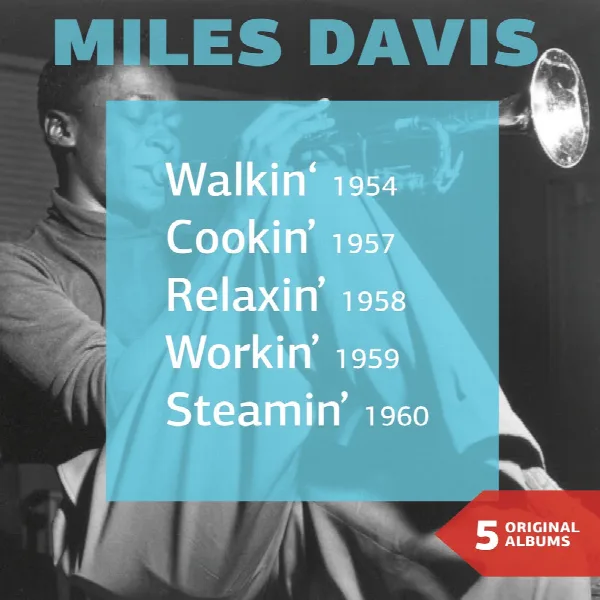 Pochette de Walkin' - Cookin' - Relaxin' - Workin' - Streamin' (Five Original Albums)