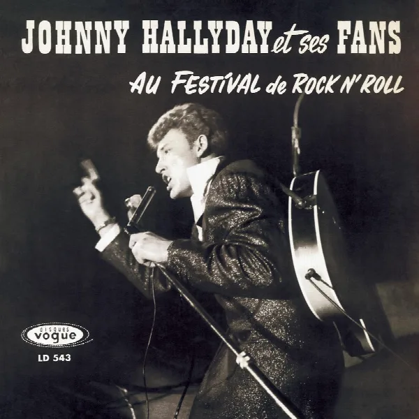 Pochette de Johnny Hallyday et ses fans au festival de rock 'n' roll