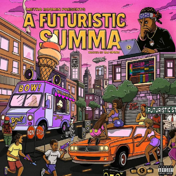 Pochette de Metro Boomin Presents: A Futuristic Summa (Hosted by DJ Spinz)