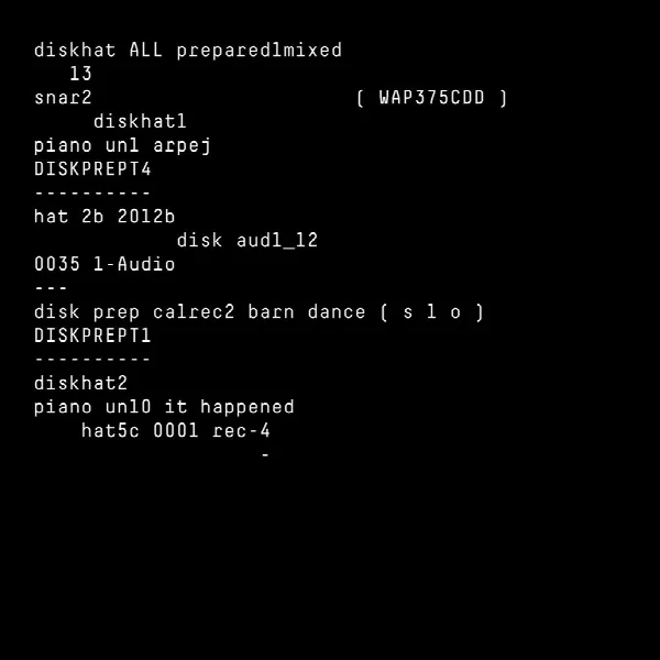 Pochette de Computer Controlled Acoustic Instruments pt2 EP